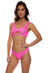 Luli Fama Bella Open Front Bralette Top